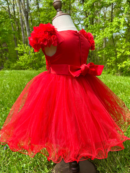 Reina Dress. Red