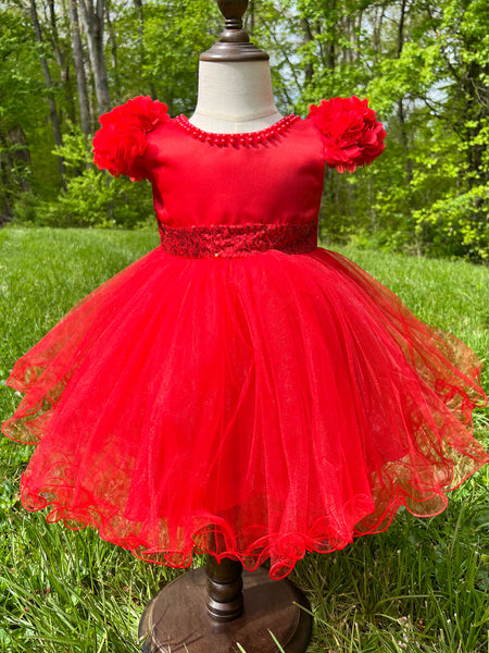 Reina Dress. Red