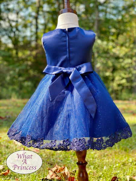 Luna Dress. Blue