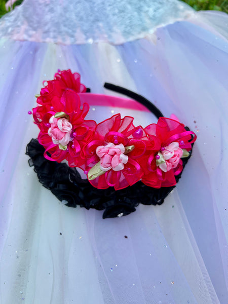 Hairband. Hot Pink/Multi