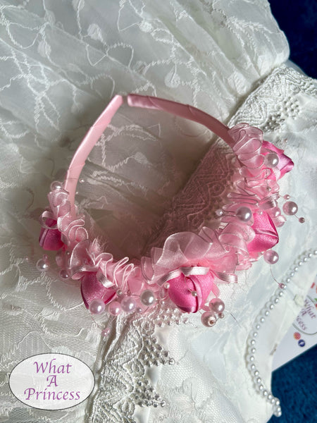 Hairband. Pink/Rose