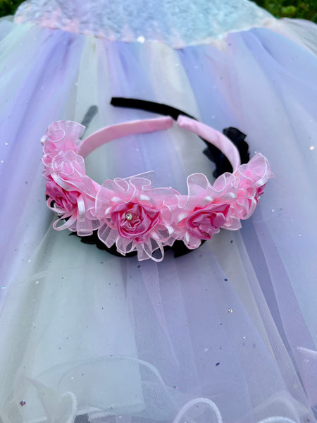 Hairband. Pink/Bloom