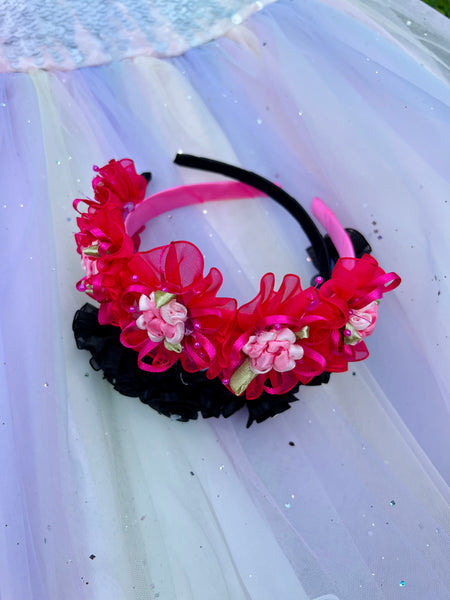 Hairband. Hot Pink/Multi