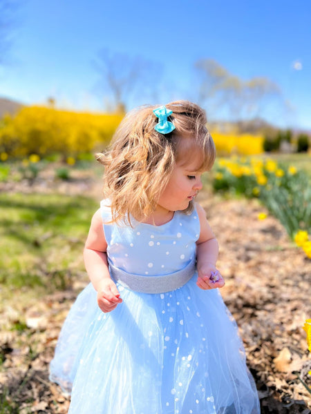 Emily Dress. Blue