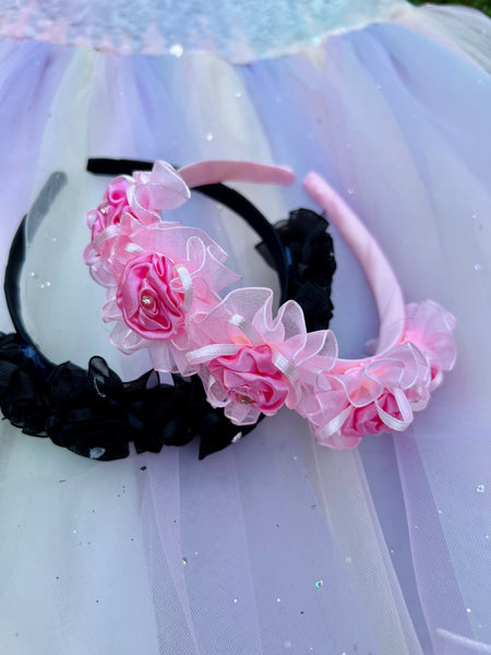 Hairband. Pink/Bloom