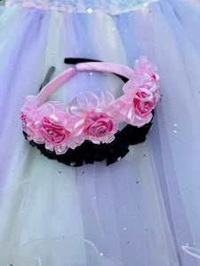 Hairband. Pink/Bloom