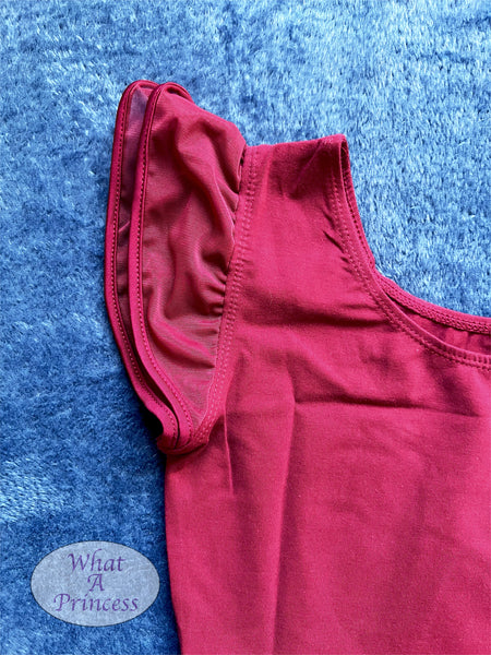 Leotard. Burgundy. Size 7/8