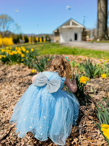 Emily Dress. Blue